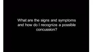 Concussions: What are the signs and symptoms of a concussion? | Children's National