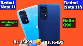 Redmi Note 11S Vs Redmi Note 11 Speed Test, Multitasking Comparison |