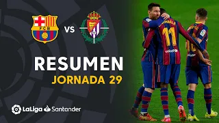 Resumen de FC Barcelona vs Real Valladolid (1-0)