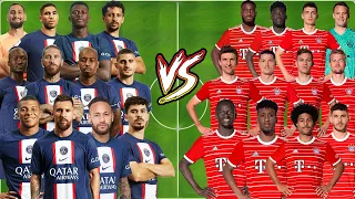 2023 Psg 🆚 2023 Bayern Munich(Messi-Neymar-Mbappe-neuer-kimmich-mane-gnabry-muller)