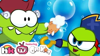 Best of Om Nom Stories SuperNoms: Bath Time Pirates | Cut The Rope | Funny Cartoons | HooplaKidz TV