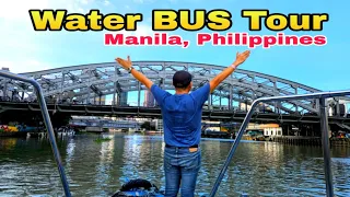 Free Ride of Water BUS from Makati to Manila. Ang Bilis ng Byahe!