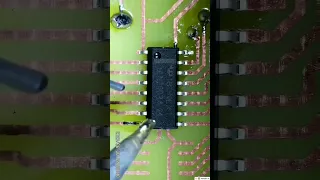 SMD soldering using Soldering iron