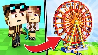 COSTRUIAMO UN PARCO GIOCHI SU MINECRAFT! - Casa di Minecraft LIVE