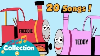 Down At The Station and More | Nursery Rhymes for Toddlers & Train Song