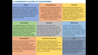 9 LEADERSHIP VALUES AT SALESFORCE via Marc Benioff - OHANA