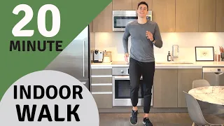 20 Minute Indoor WALKING Workout for Seniors Beginners