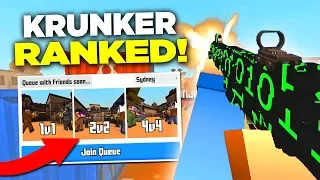 I played Krunker.io Ranked *NEW* and THIS HAPPENED... (Gameplay)