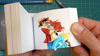 Luffy And Nami Chibi Flipbook - One Piece Animation