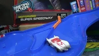 Hot Wheels On The Micro Drifters Motorized Super Speedway