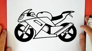 HOW TO DRAW A MOTORCYCLE