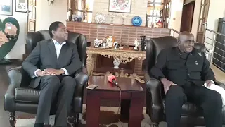 HH visits KK at his residence in Lusaka