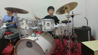 Lagu Natal || Gita sorga bergema || Drum cover Devin 2022