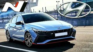 HYUNDAI ELANTRA N Line. Спортивная версия седана, агрессивный дизайн. Серьёзный конкурент для KIA.