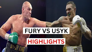 Tyson Fury vs Oleksandr Usyk Highlights & Knockouts