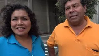 Instantes previos a un reencuentro de padre e hijo