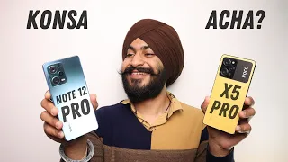 Poco X5 Pro vs Redmi Note 12 Pro *FULL COMPARISON* Camera, Display & More