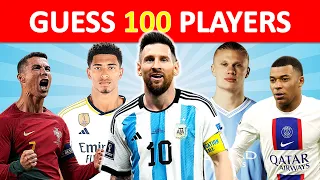 GUESS THE PLAYER IN 3 SECONDS | 100 FOOTBALL PLAYERS | FOOTBALL QUIZ 2024