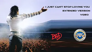 Michael Jackson - I Just Can't Stop Loving You (Extended Version Video)