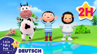 Regenbogen Pfützen | Kinderlieder | Little Baby Bum Deutsch | Cartoons für Kinder