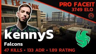 kennyS IS UNSTOPPABLE🔥 47 KILLS on OVERPASS - FACEIT - CSGO POV