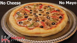 No Cheese,No Mayo,No Cream & No Oven Pizza In Lock-down | Pizza without Cheese & without Oven