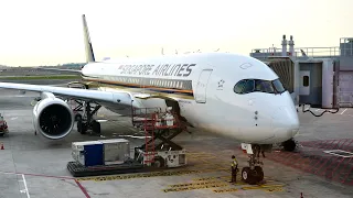 Singapore Airlines A350-900 Business Class SIN-SGN, Round the World 15-6 (Eastbound)