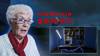 Rammstein - Sonne (epic piano cover) РЕАКЦИЯ БАБУШКИ ХЕЙТЕР