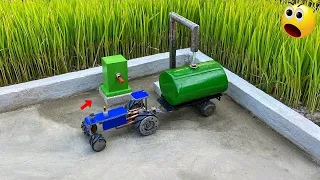 Top diy tractor water pump | science project | @VillCrafts @sunfarming7533