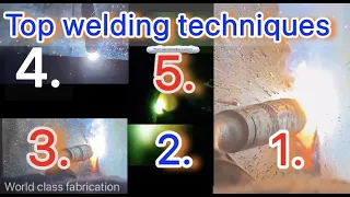 The fastest way to learn electric welding is vertical welding | Best wed torch weaving techniques