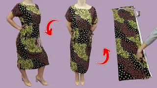 How to make a dress for any figure in two steps for 40+