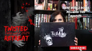 Twisted Retreat Book Box Unboxing: February 2024 | Violet Prynne