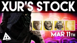 Destiny Xur March 11th - Xur's Location & Stat Rolls | Destiny The Taken King Exotics