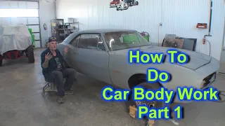 How To Do OVERALL Body Work To A Muscle Car - Part 1 - Finding The Dents