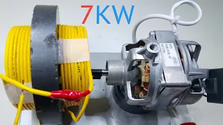 How to Make Free Energy 240v 7000w power generator at home.