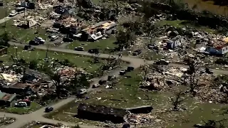 Daylight video shows damage left by tornadoes in Oklahoma (Courtesy: KFOR-TV)