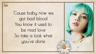 BLACKPINK "Bad Blood" AI COVER Easy Lyrics