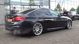 420HP BMW 540i Stage 2 - LOUD Revs, Burnouts, POP & BANGS Sounds!