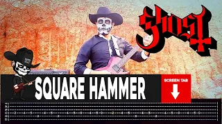 【GHOST】[ Square Hammer ] cover by Masuka | LESSON | GUITAR TAB