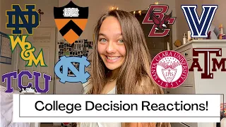 College Decision Reactions! (but realistic...)