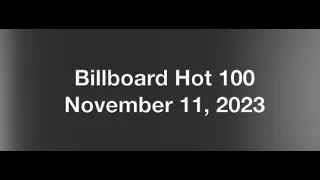 Billboard Hot 100- November 11, 2023