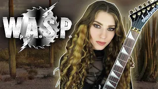 W.A.S.P. - Wild Child (guitar cover + SOLO) | Sonia Anubis