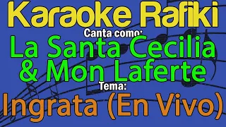 La Santa Cecilia & Mon Laferte - Ingrata (En Vivo) Karaoke Demo
