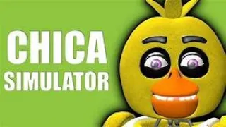 PLAYING AS CHICA!!! (Chica simulator a fnaf fan game)