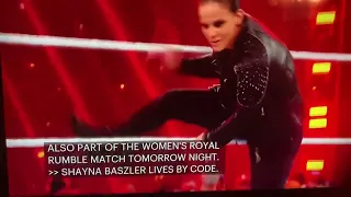 WWE SMACKDOWN SHAYNA BASZLER’s Entrance