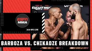 Breaking down Edson Barboza vs. Giga Chikadze | UFC Live