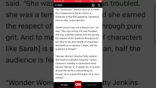 James Cameron’s Stupid Comments about Wonder Woman