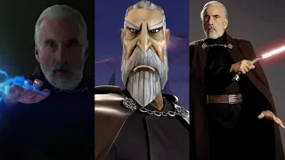 Count Dooku Scenes (Ep 2, Clone Wars, 3)