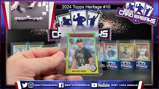 2024 Topps Heritage #10 - 10 Box MINI Case Pick Your Team 5/1/24