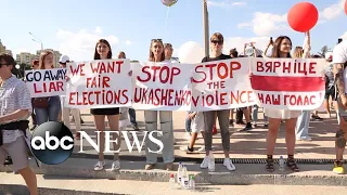 Large protests continue in Belarus after disputed reelection of Alexander Lukashenko